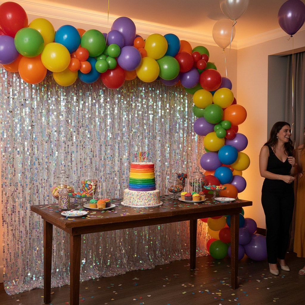 Doğum günü balon süslemesi